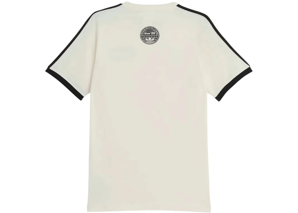 adidas x Oasis Tour 3-Stripes T-Shirt Cream White