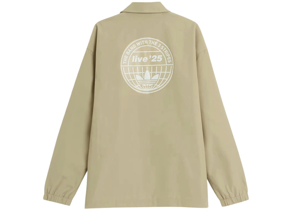adidas x Oasis Tour Coach Jacket Stone Khaki