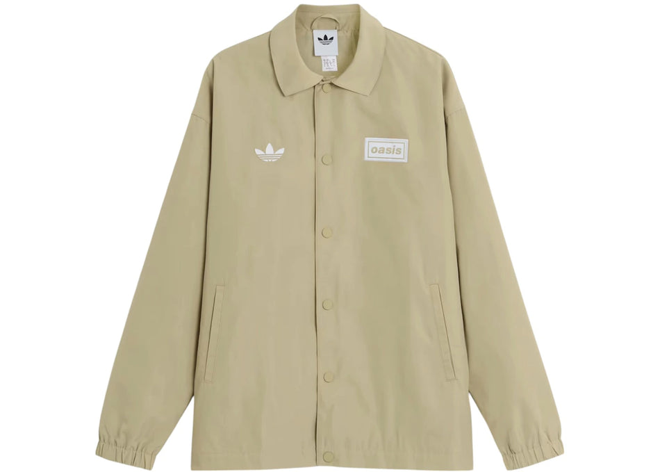 adidas x Oasis Tour Coach Jacket Stone Khaki