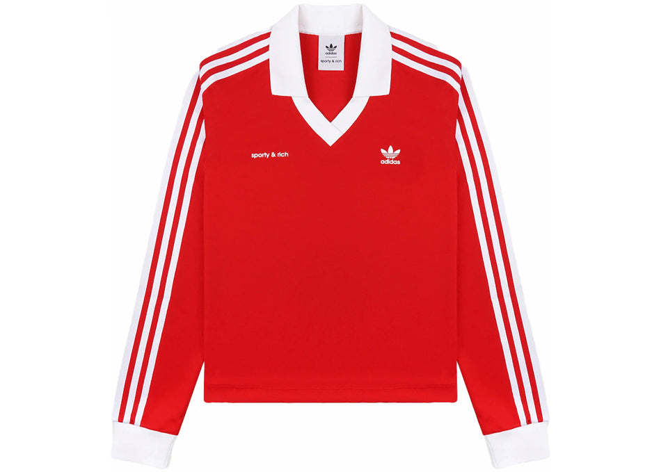 adidas x Sporty & Rich Soccer Jersey Sports Red/White