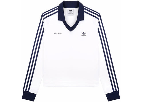 adidas x Sporty & Rich Soccer Jersey White/Navy