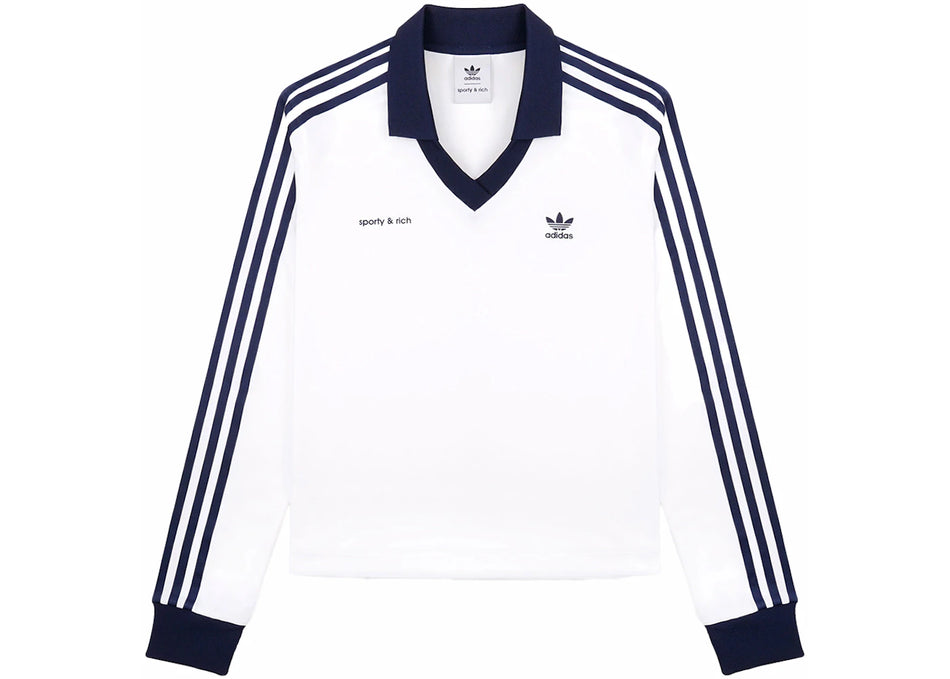 adidas x Sporty & Rich Soccer Jersey White/Navy