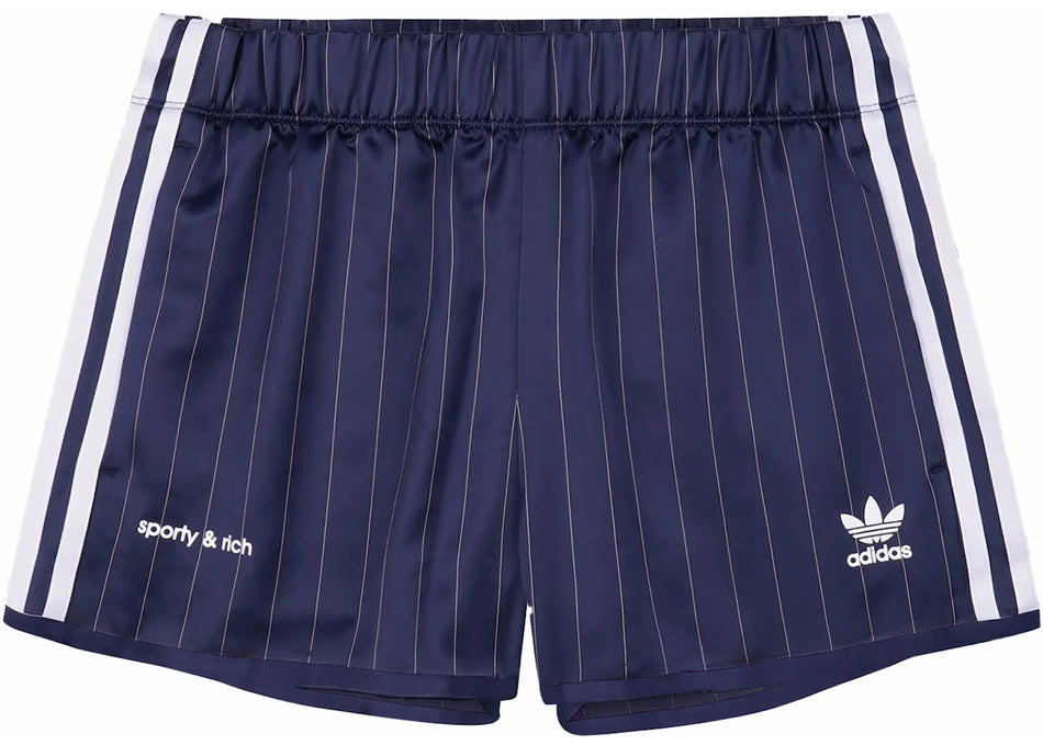 adidas x Sporty & Rich Track Short Navy/White