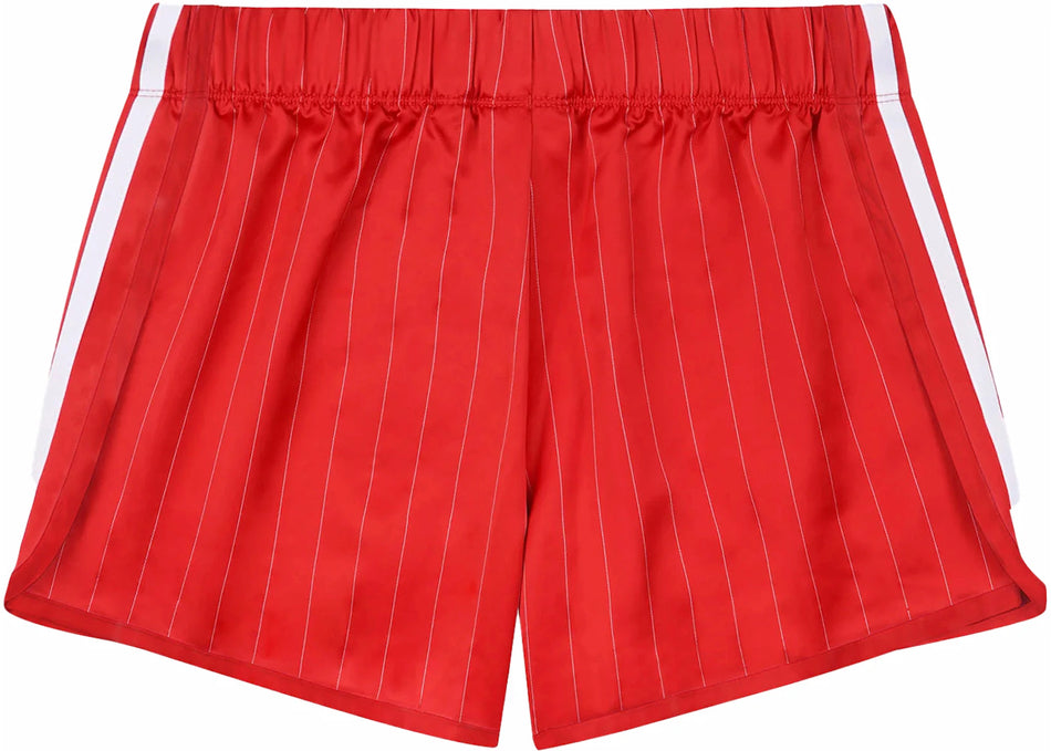 adidas x Sporty & Rich Track Short Sports Red/White
