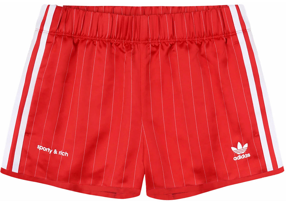 adidas x Sporty & Rich Track Short Sports Red/White