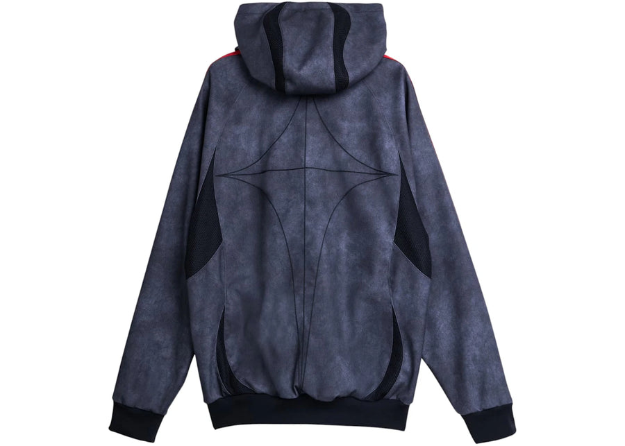 adidas x Thug Club Teamgeist Faux Leather Jacket Black/Antique Silver