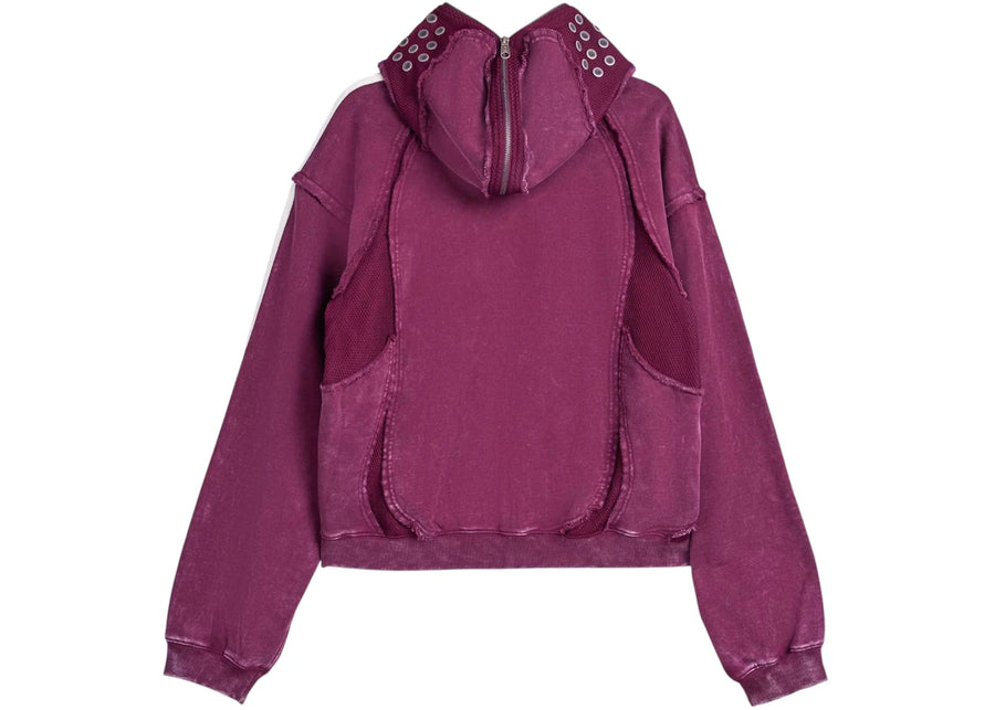 adidas x Thug Club Teamgeist Sweat à capuche zippé marron
