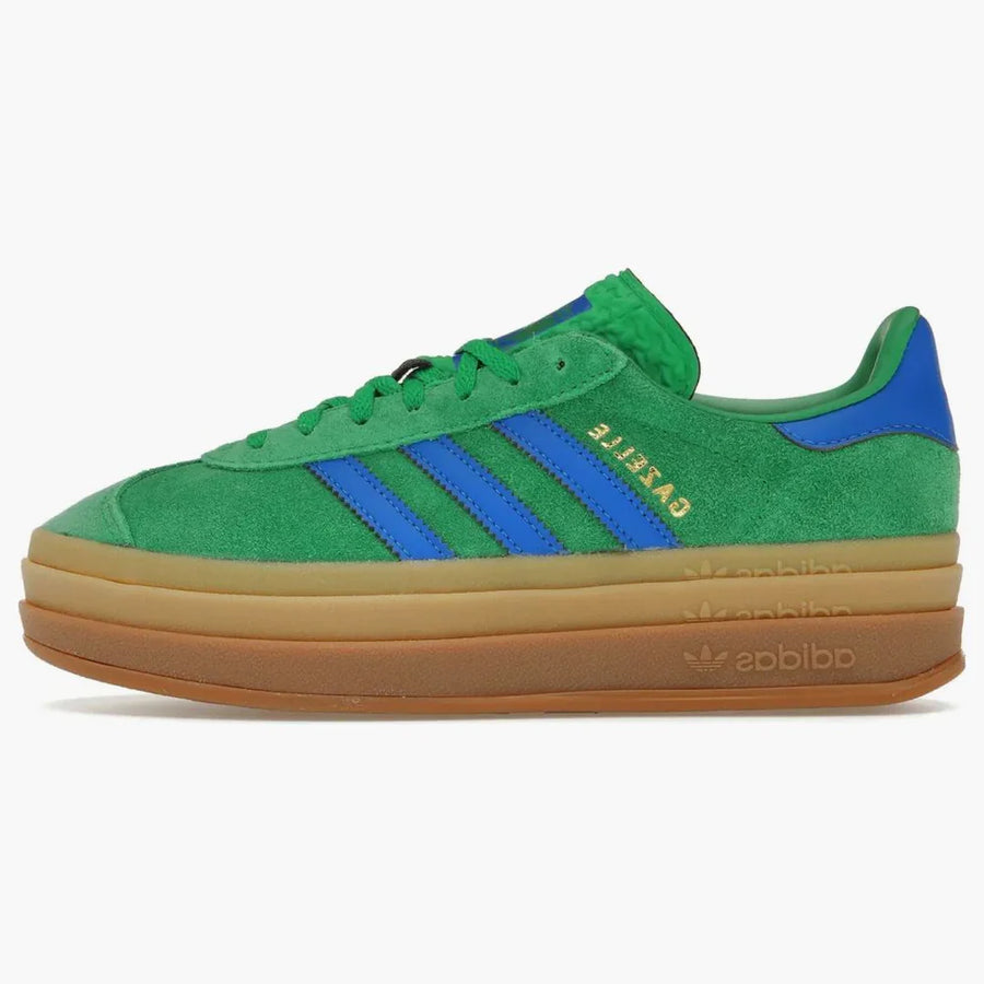 Adidas Gazelle Bold Green Blue Gum (women's)