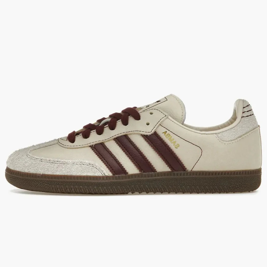 Adidas Samba Og Wonder White Maroon (women's)