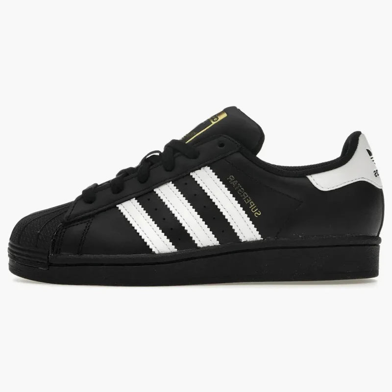 Adidas Superstar Core Black Cloud White Gold (gs)
