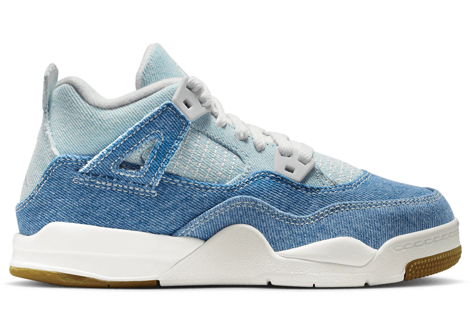 Jordan 4 Retro TEX Denim Worn Blue (PS)
