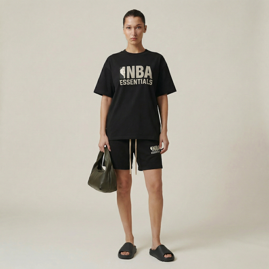 Fear Of God Essentials Nba Sweatshorts (ss25) Black