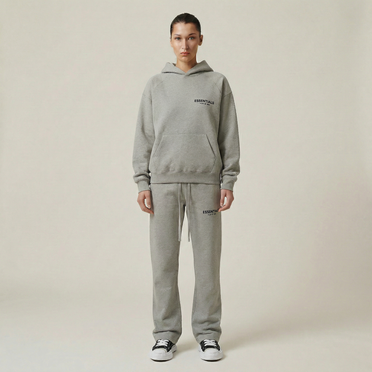 Fear of God Essentials (2022) Relaxed Dark Oatmeal - Set