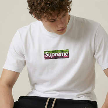 Supreme Los Angeles Fire Relief Box Logo Tee White