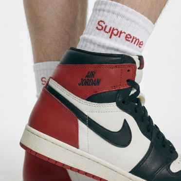 Chaussettes Supreme Hanes Crew (lot de 4) blanches