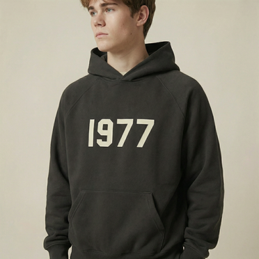 Sweat à capuche Fear Of God Essentials 1977 Iron