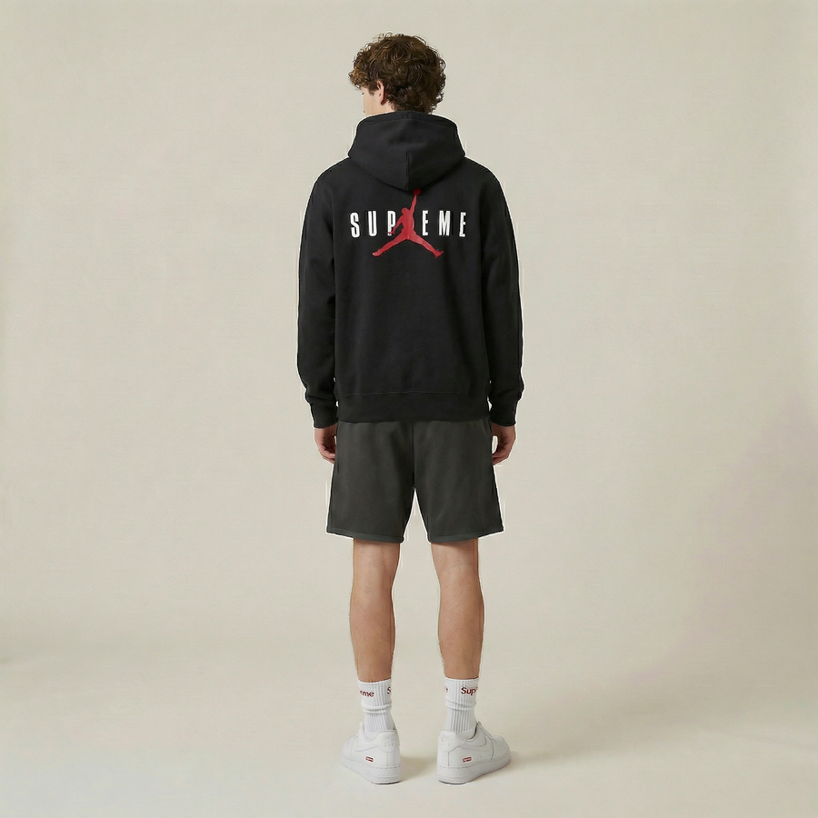 Sweat à capuche Supreme Jordan (FW24) Noir