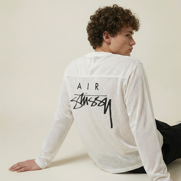 Maillot Stussy x Nike Dri-FIT Mesh Sail