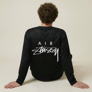 Maillot Stussy x Nike Dri-FIT Mesh Noir