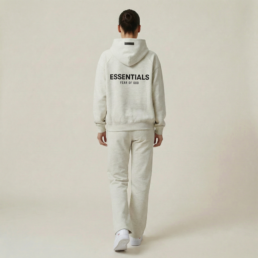 Fear of God Essentials (2022) Relaxed Light Oatmeal - Set