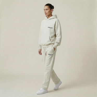 Pantalon de survêtement décontracté Fear Of God Essentials (ss22) Avoine légère