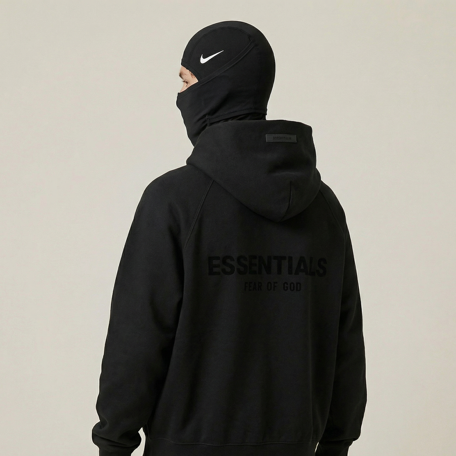 Sweat à capuche Nike Pro THERMA-FIT Hyperwarm Noir/Blanc