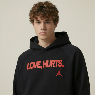 Sweat à capuche Nike Jordan Jalen Hurts Love Hurts noir