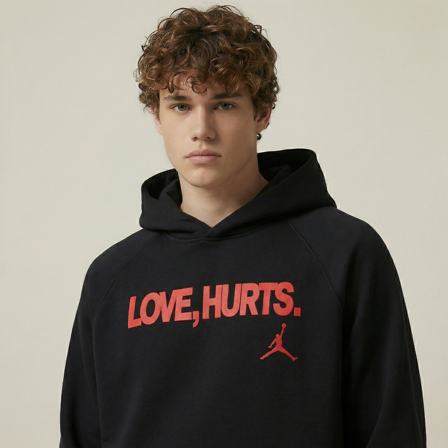 Sweat à capuche Nike Jordan Jalen Hurts Love Hurts noir