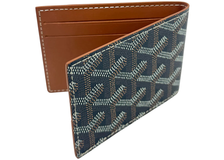 Goyard Slot Wallet Victoire Companion Goyardine Noir Tan