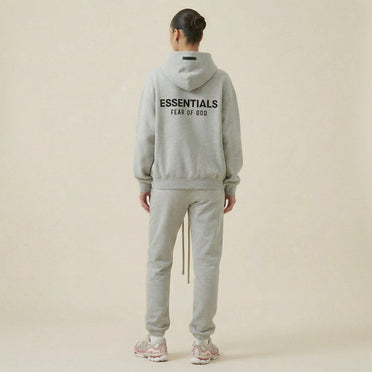 Ensemble polaire Fear of God Essentials gris chiné clair