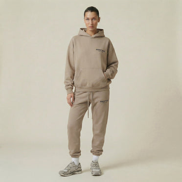 Fear Of God Essentials Fleece Hoodie Desert Sand