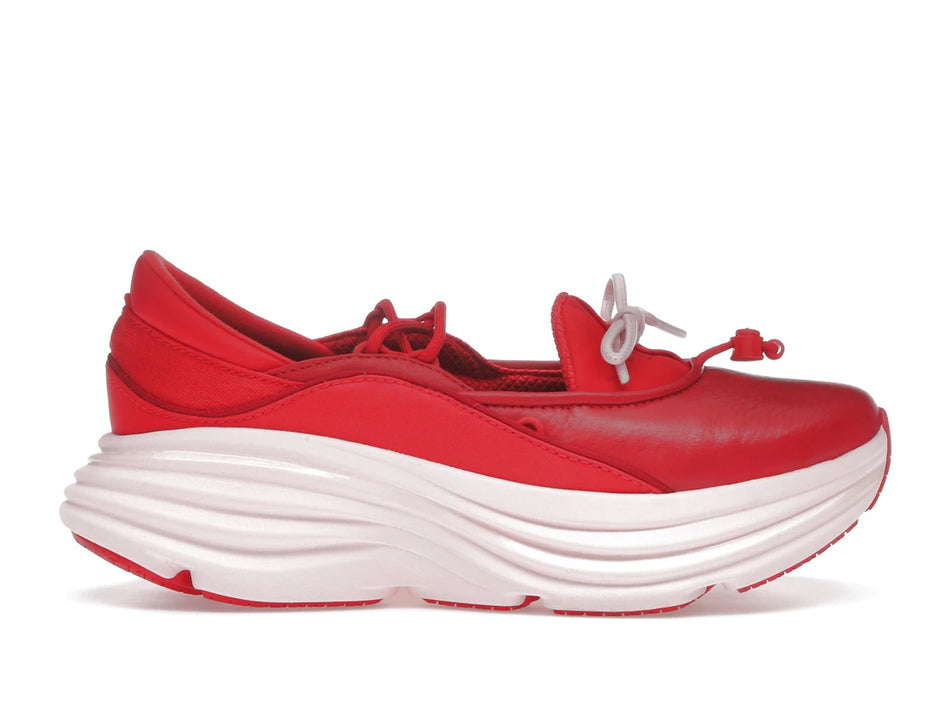 Hoka One One Bondi Mary Jane Cerise Rose Tea