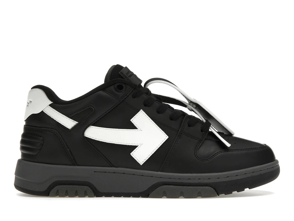 OFF-WHITE Out Of Office OOO Low Tops Black Grey White FW23