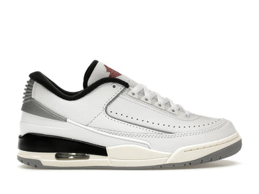 Jordan 2/3 White Black Metallic Silver