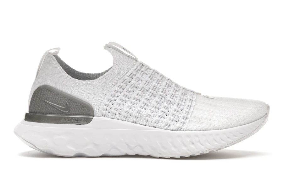 Nike React Phantom Run Flyknit 2 Blanc Platine Pur (Femme)