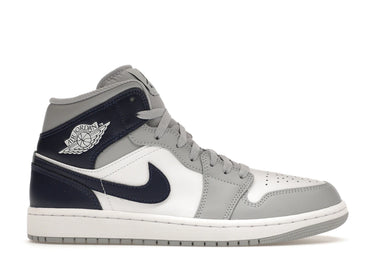 Jordan 1 Mid Wolf Grey Midnight Navy