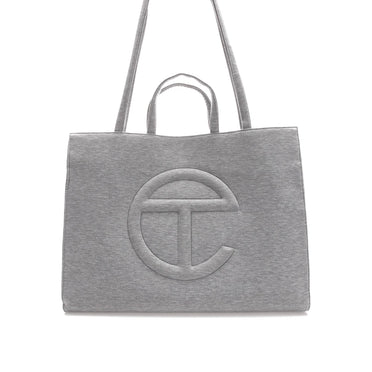 Sac cabas Telfar x UGG en polaire, grand modèle, gris chiné