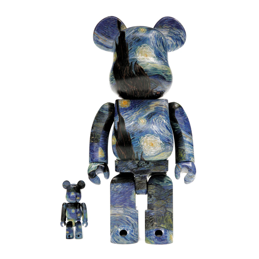 Coffret Bearbrick Vincent van Gogh La Nuit étoilée 100 % et 400 %