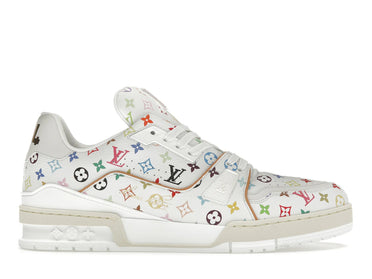 Louis Vuitton LV Trainer Takashi Murakami White