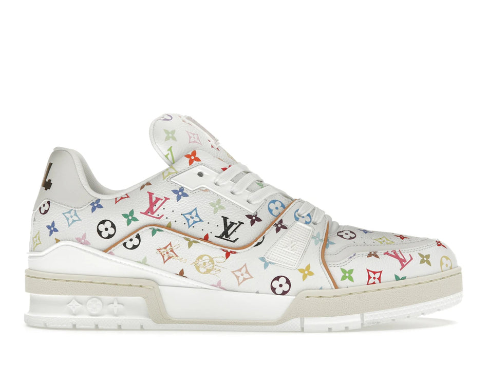 Louis Vuitton LV Trainer Takashi Murakami White
