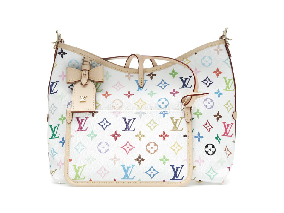 Louis Vuitton x Takashi Murakami CarryAll PM White Multicolored