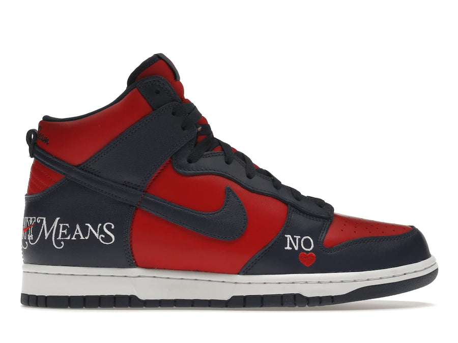 Nike SB Dunk High Supreme By Any Means Bleu marine