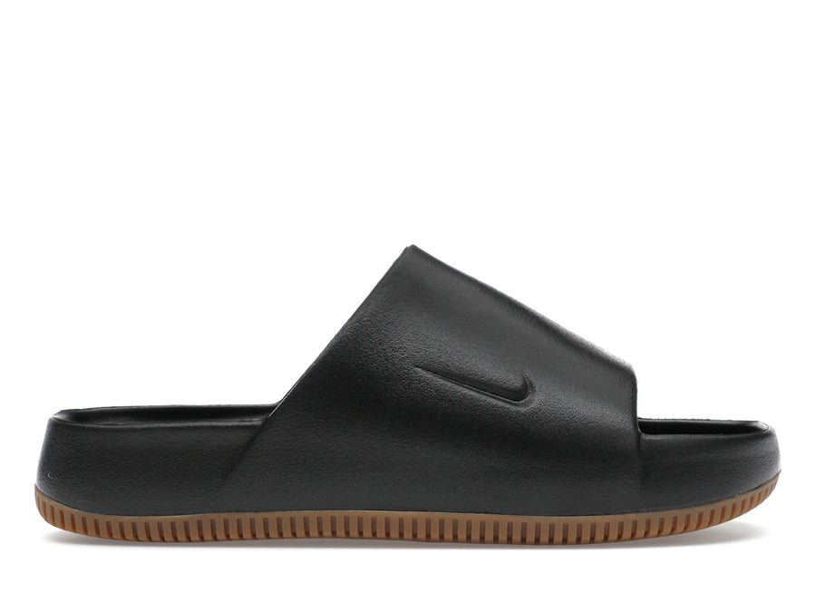 Claquettes Nike Calm noires en gomme
