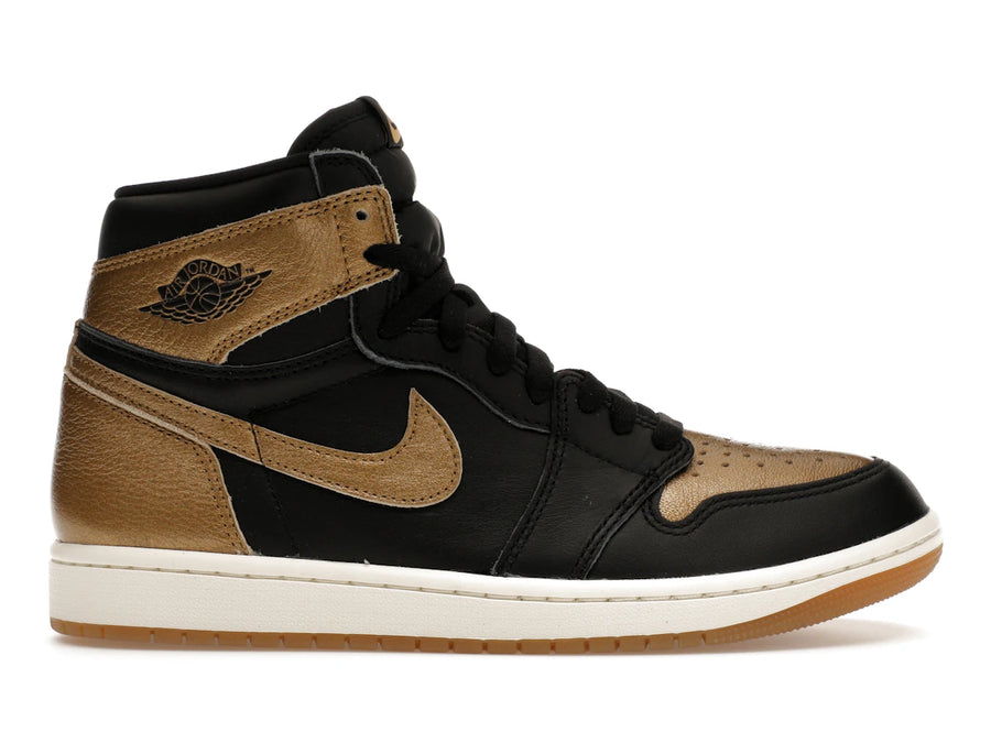 Jordan 1 Retro High OG Noir Or Métallisé