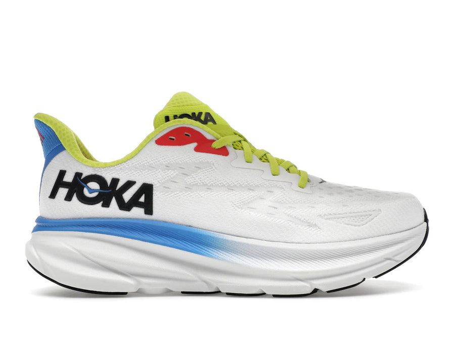 Hoka One One Clifton 9 Blanc De Blanc Bleu Virtuel