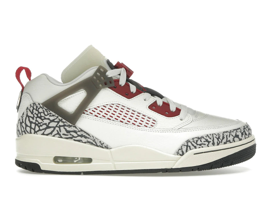 Jordan Spizike Low Sail Anthracite Coconut Milk Varsity Red