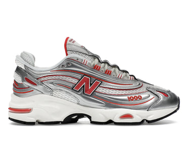 New Balance 1000 thisisneverthat Metallic Silver Red