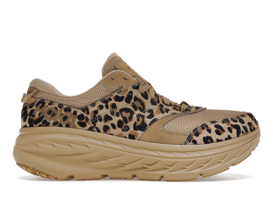 Hoka One One Bondi L Engineered Garments Sand Leopard