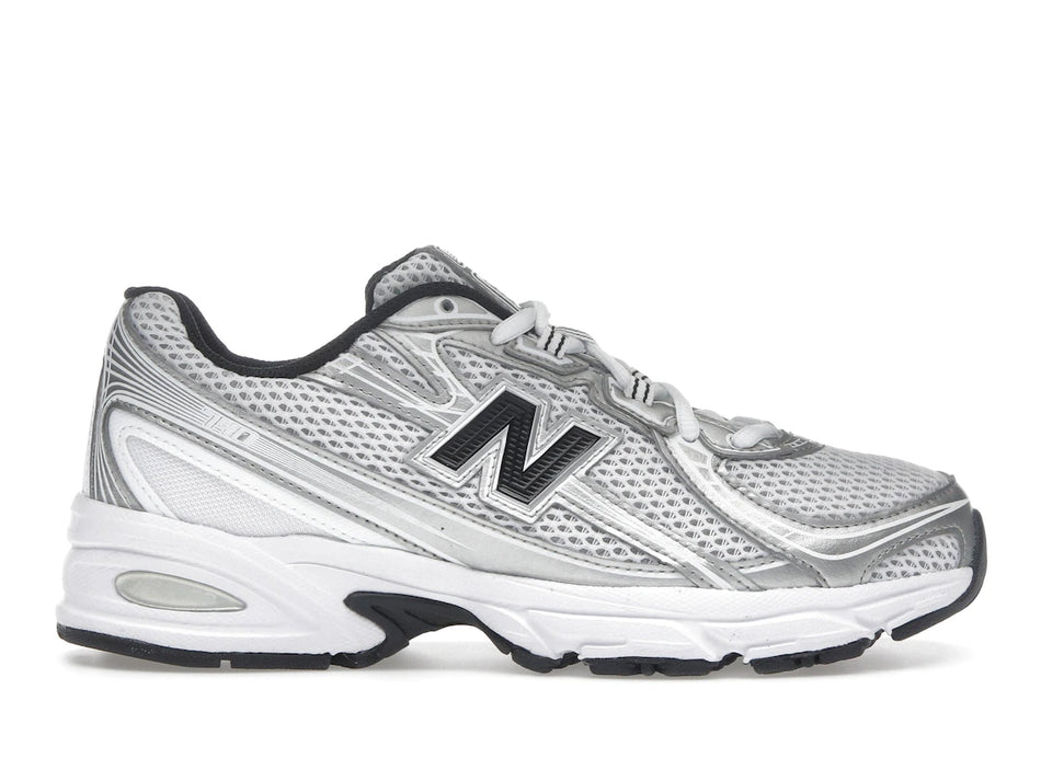 New Balance 740 White Silver Metallic Navy