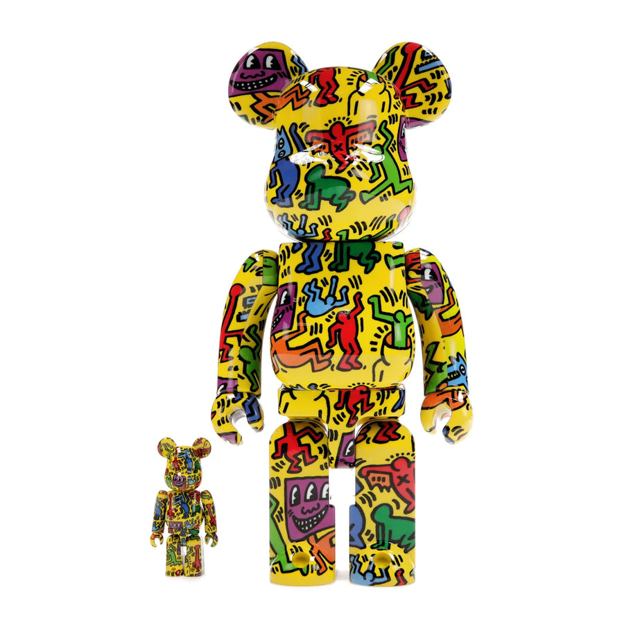 Bearbrick Keith Haring n° 5, coffret 100 % et 400 %